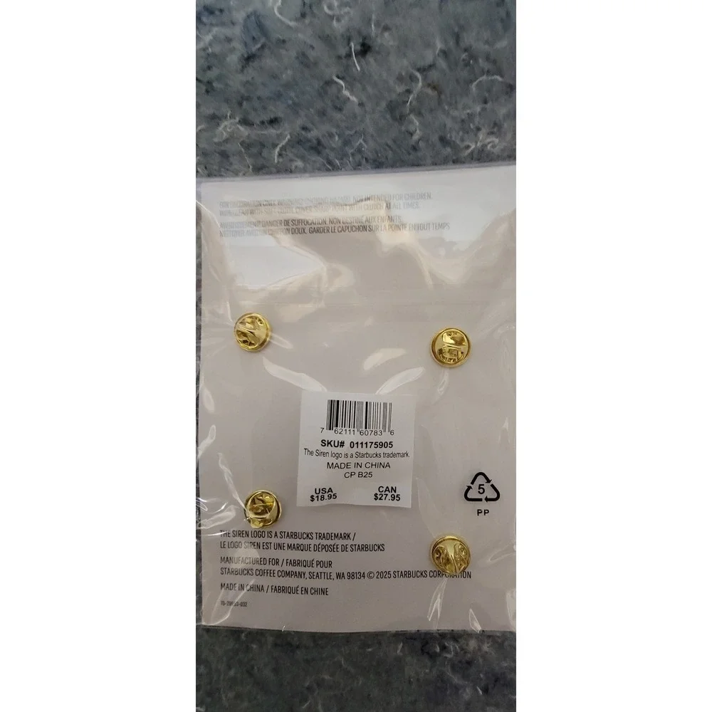 Starbucks 2025 Christmas Pin‎ Set